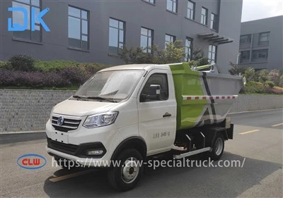 3.5t Tryc Garbage Trydan Hunan-dympio Clas olwyn 2850mm